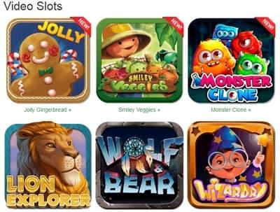 Välj mellan fler än 1000 olika spelautomater